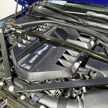 Load image into Gallery viewer, Carbon Fiber Engine Cover (Big Size Replacement) for BMW G87 M2 G80 G81 M3 G82 G83 M4