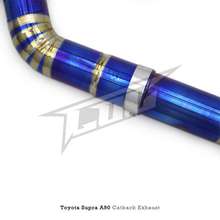 Load image into Gallery viewer, Titanium Single Exit Catback Exhaust System for Toyota Supra A90 3.0T