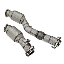 Load image into Gallery viewer, High-Flow Catted Exhaust Downpipes for BMW G87 M2 G80 M3 G82 M4