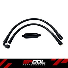 Load image into Gallery viewer, BMW [N54/N55] E9X/E8X/E6X High Performance Stainless Steel 10 Micron In-Line Filter Unit
