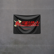 Load image into Gallery viewer, Racing Garage Shop Workshop Flag Banner Sign ( JDM , Drift ) 25x55 inch