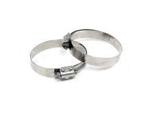 Load image into Gallery viewer, HPS Performance Products HPS Stainless Steel Worm Gear Liner Hose Clamp SAE 36 2pc Pack 1-13/16" - 2-3/4" (46mm-70mm)
