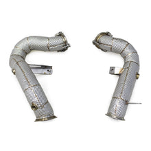 Load image into Gallery viewer, Straight Free Flow Stainless Steel Down Pipes for Porsche Macan Turbo GTS 3.6T