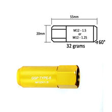 Load image into Gallery viewer, Godspeed Type 5 55mm Lug Nuts 20 pcs. Set M12 X 1.5