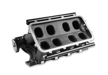 Load image into Gallery viewer, 8.2" SBF Ford Hi-Ram Intake Manifold with 105mm 1986-95 Ford 5.0 Throttle Body Flange Side Mount Top. Black