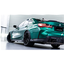 Load image into Gallery viewer, Carbon Fiber V2 Rear Diffuser &amp; Canards for BMW G80 M3
