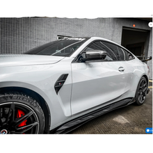 Load image into Gallery viewer, Prepreg Carbon Fiber TK Finned Side Skirts for BMW G80 M3 G82 M4