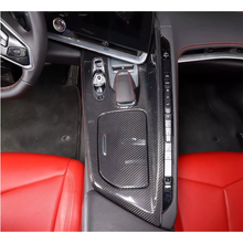 Load image into Gallery viewer, Carbon Fiber Center Console Cover + Cup Holder Lid Cover for Chevrolet Corvette C8