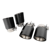 Load image into Gallery viewer, Carbon Fiber Exhaust Tips for BMW G90 G99 M5