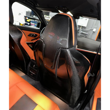 Load image into Gallery viewer, Carbon Fiber Full Seat Back Cover for BMW G80 M3 G82 G83 M4 G87 M2