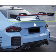 Load image into Gallery viewer, Prepreg Carbon Fiber LED Swan Neck Rear Wing for BMW G8X G80 M3 G82 M4 G87 M2