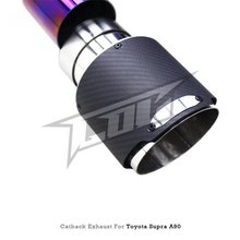 Load image into Gallery viewer, Titanium Valved Catback Exhaust System for Toyota Supra A90 A91 3.0T