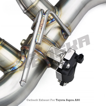 Load image into Gallery viewer, T304 Stainless Valved Catback Exhaust System for Toyota Supra A90 A91 3.0T