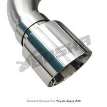 Load image into Gallery viewer, T304 Stainless Valved Catback Exhaust System for Toyota Supra A90 A91 3.0T
