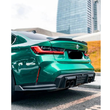 Load image into Gallery viewer, Carbon Fiber V2 Rear Diffuser &amp; Canards for BMW G80 M3