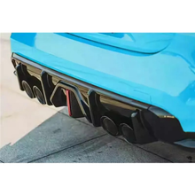Load image into Gallery viewer, V2 Carbon Fiber Rear Diffuser w/ LED Light for BMW G80 M3 G82 G83 M4