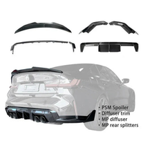 Load image into Gallery viewer, Full Dry Carbon Fiber Rear Diffuser Kit for BMW G80 M3 G82 G83 M4