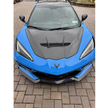 Load image into Gallery viewer, V3 Vented Carbon Fiber Hood Bonnet for Chevrolet Corvette C8