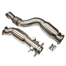 Load image into Gallery viewer, High-Flow Catted Exhaust Downpipes for BMW G87 M2 G80 M3 G82 M4