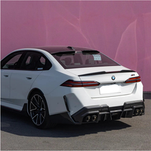 Load image into Gallery viewer, Pre-Preg Carbon Fiber SQ Style Rear Roof Spoiler for BMW G60 5 Series G90 M5