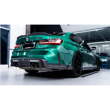 Load image into Gallery viewer, Carbon Fiber V2 Rear Diffuser &amp; Canards for BMW G80 M3