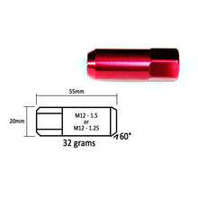 Load image into Gallery viewer, Godspeed Type 5 55mm Lug Nuts 20 pcs. Set M12 X 1.25