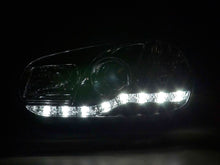 Load image into Gallery viewer, Volkswagen Golf 4 Chrome LED Headlights with Daytime Running Lights (1997 - 2003)