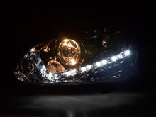 Load image into Gallery viewer, Volkswagen Golf 5 Chrome LED Headlights with Daytime Running Lights (2003 - 2008) - With R87 approval