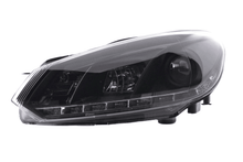 Load image into Gallery viewer, Volkswagen Golf 6 Black LED Headlights with Daytime Running Lights (2008-2014)