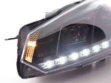 Load image into Gallery viewer, Volkswagen Golf 6 Black LED Headlights with Daytime Running Lights (2008-2014)