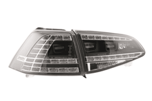 Load image into Gallery viewer, Volkswagen MK7 Golf/GTI/R - Clear/Black LED Tail Lights for Halogen Models (2012-2017)