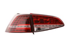 Load image into Gallery viewer, Volkswagen MK7 Golf/GTI/R Red LED Tail Lights (12-17)