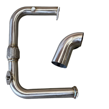 Load image into Gallery viewer, T4 Turbo Hotparts Crossover Exhaust Kit Vortec 4.8 5.3 6.0 LSX Silverado Sierra