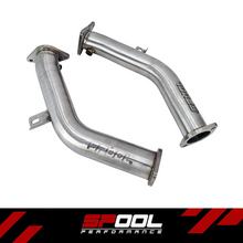 Load image into Gallery viewer, Spool 3 Inch VR30DDTT Lower Downpipes Upgrade [Race Downpipes] | Infiniti Q50 Q60 RZ34 [VR30]