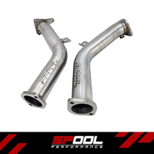 Load image into Gallery viewer, Spool 3 Inch VR30DDTT Lower Downpipes Upgrade [Race Downpipes] | Infiniti Q50 Q60 RZ34 [VR30]