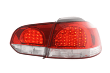 Load image into Gallery viewer, VW Golf 6 MK6 GTI Red LED Tail Lights (2008-2014)
