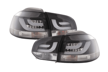 Load image into Gallery viewer, VW Golf Mk6 GTI LED Bar Black Tail Lights V1 (2008-2014)