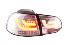 Load image into Gallery viewer, VW Golf Mk6 / GTI LED Bar Clear Tail Lights V1 LED Indicators (2008-2014)