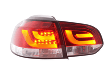 Load image into Gallery viewer, VW Golf Mk6 GTI LED Bar Red Tail Lights V1 (2008-2014)