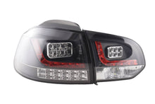 Load image into Gallery viewer, VW Golf Mk6 GTI LED Black Tail Lights V2 LED Indicators (2008-2014)
