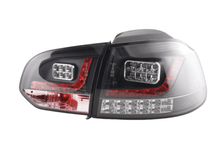Load image into Gallery viewer, VW Golf Mk6 GTI LED Black Tail Lights V2 LED Indicators (2008-2014)
