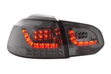 Load image into Gallery viewer, VW Golf Mk6 GTI LED Clear Smoked Tail Lights V2 LED Indicators (2008-2014)