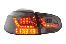 Load image into Gallery viewer, VW Golf Mk6 GTI LED Clear Smoked Tail Lights V2 LED Indicators (2008-2014)