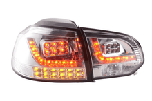 Load image into Gallery viewer, VW Golf Mk6 GTI LED Clear Tail Lights V2 LED Indicators (2008-2014)