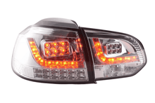 Load image into Gallery viewer, VW Golf Mk6 GTI LED Clear Tail Lights V2 LED Indicators (2008-2014)