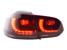 Load image into Gallery viewer, VW Golf Mk6 GTI Red/Smoked - R Look - Upgrade Tail Lights (2008-2014)