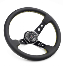 Load image into Gallery viewer, SPDZ1 Yellow Lined Steering Wheel