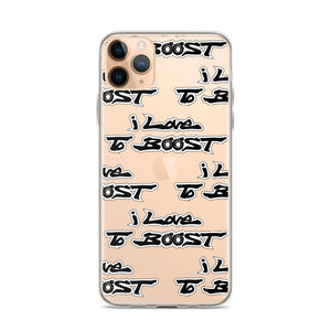 i Love To BOOST (stacked) iPhone Case