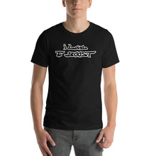Load image into Gallery viewer, i Love To BOOST (stacked balck lettering) Short-Sleeve Unisex T-Shirt