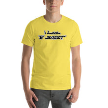 Load image into Gallery viewer, i Love To BOOST (stacked balck lettering) Short-Sleeve Unisex T-Shirt
